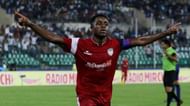 Ogbeche celebrating a goal earlier in the season